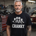 Cranky Engine T-Shirt | Funny Mechanic Shirt | Car Guy Graphic Tee | Garage Humor Shirt | Automotive Apparel